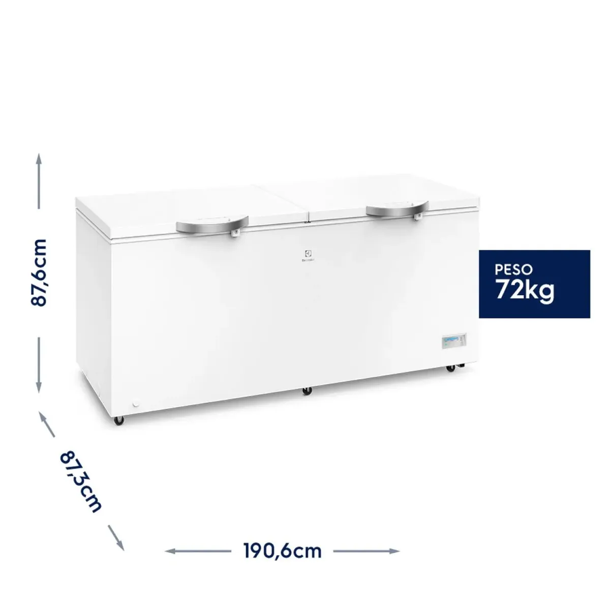 ELECTROLUX - Congeladora Electrolux Horizontal Defrost 708 Litros EFC70W2HTW