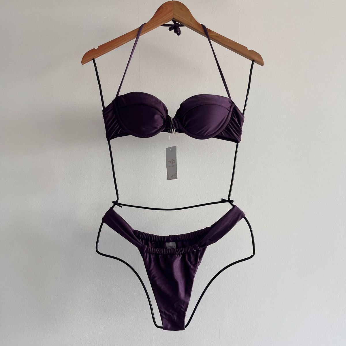 MAJA - Bikini Lycra Americana Brillante Cerdeña Morado