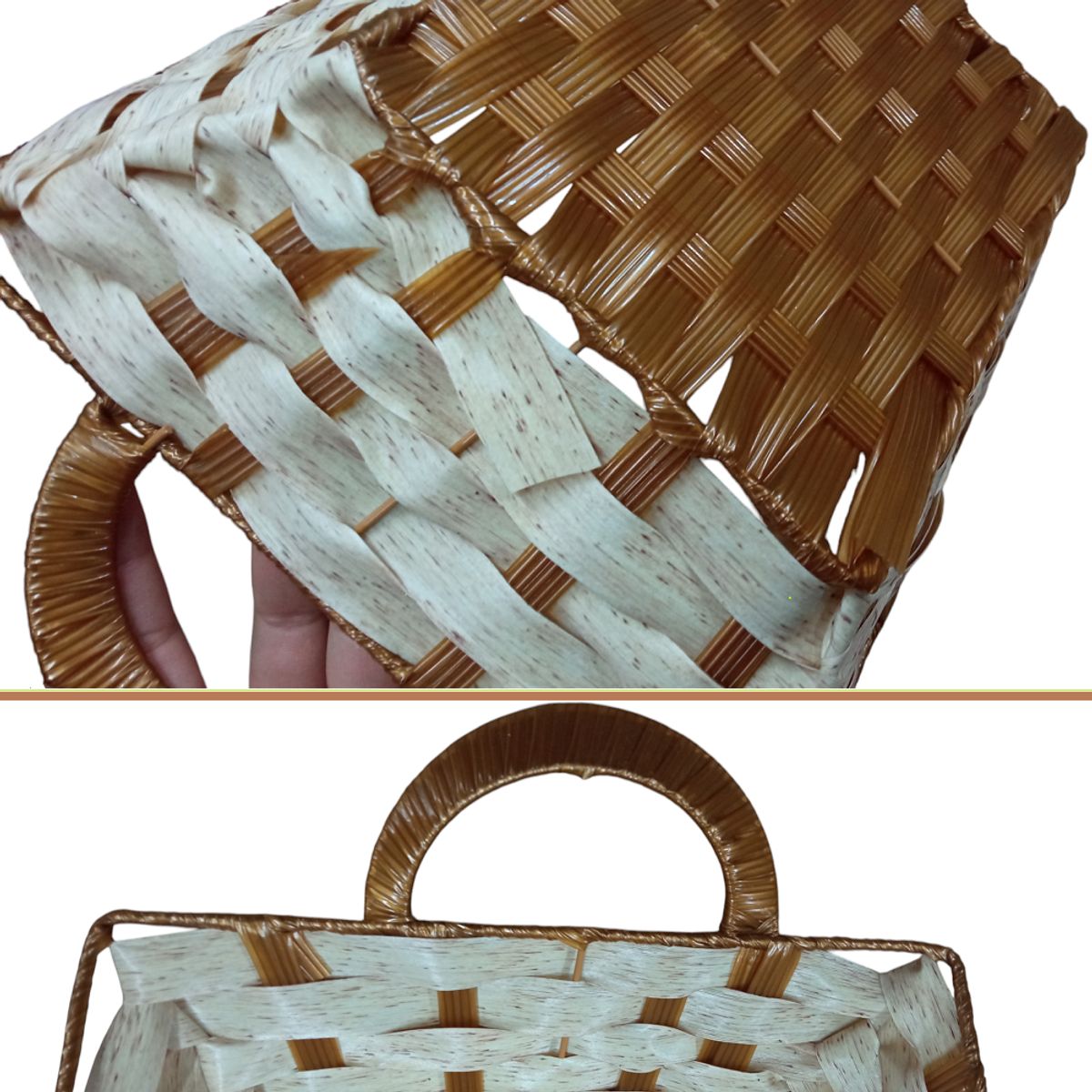 GENERICO - Panera plastica cesta para el pan de mesa