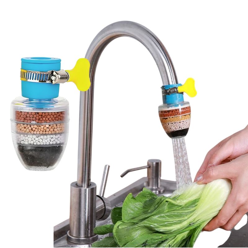 GENERICO - Adaptador Rociador Caños Filtro de Agua 6 capas