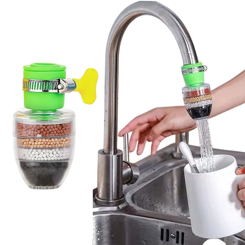 GENERICO - Adaptador Rociador Caños Filtro de Agua 6 capas
