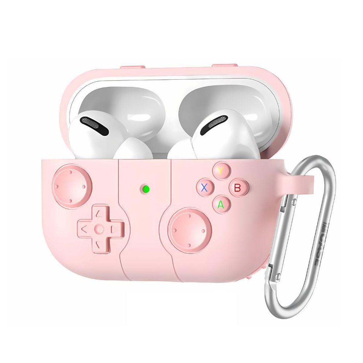 GENERICO - Funda Silicona para Air pods Pro 2da gen Rose Game