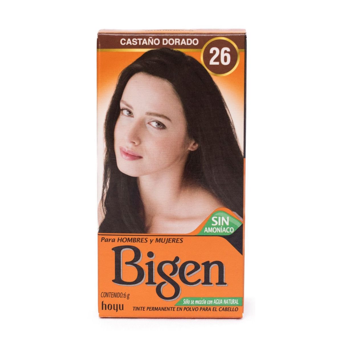 BIGEN - Tinte de Cabello en Polvo Bigen Castaño Dorado 26 Sin amoníaco