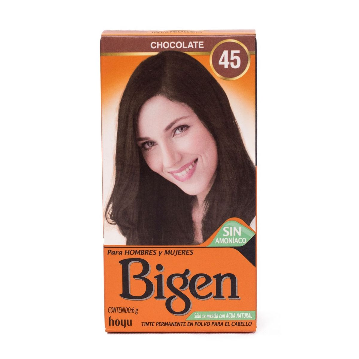 BIGEN - Tinte de Cabello en Polvo Bigen Chocolate 45 Sin amoníaco