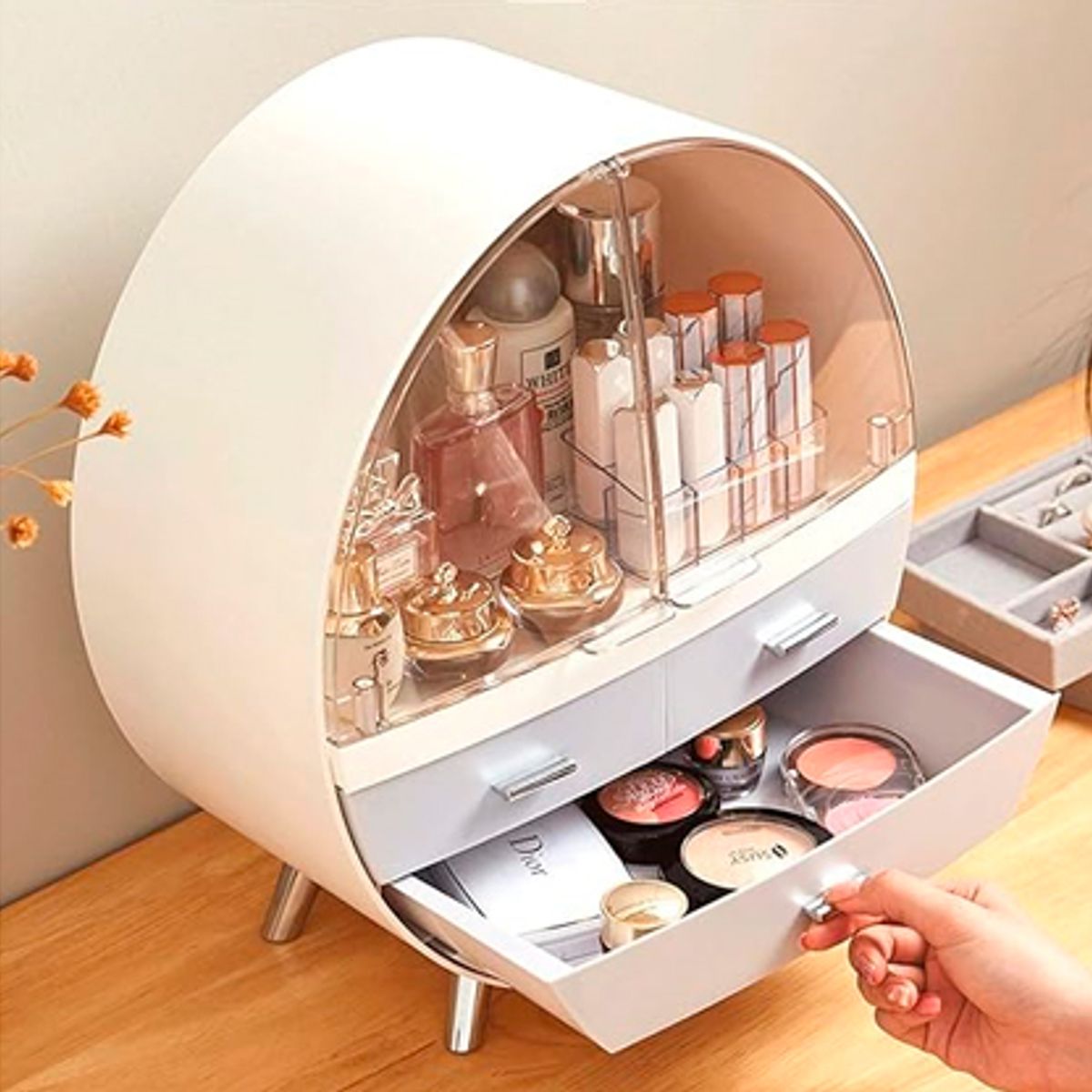 GENERICO - Organizador para Maquillaje con Cajones y Compartimentos