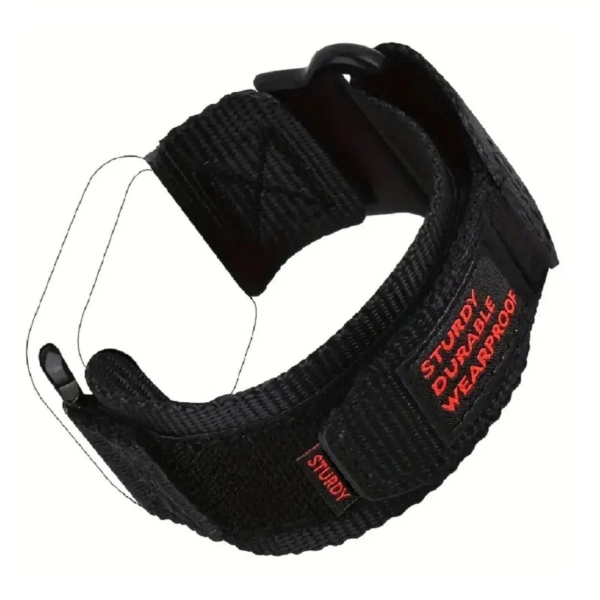 GENERICO - Correa Para Applewatch Y Watch Nylon Wearproof 38-40-41mm Negro