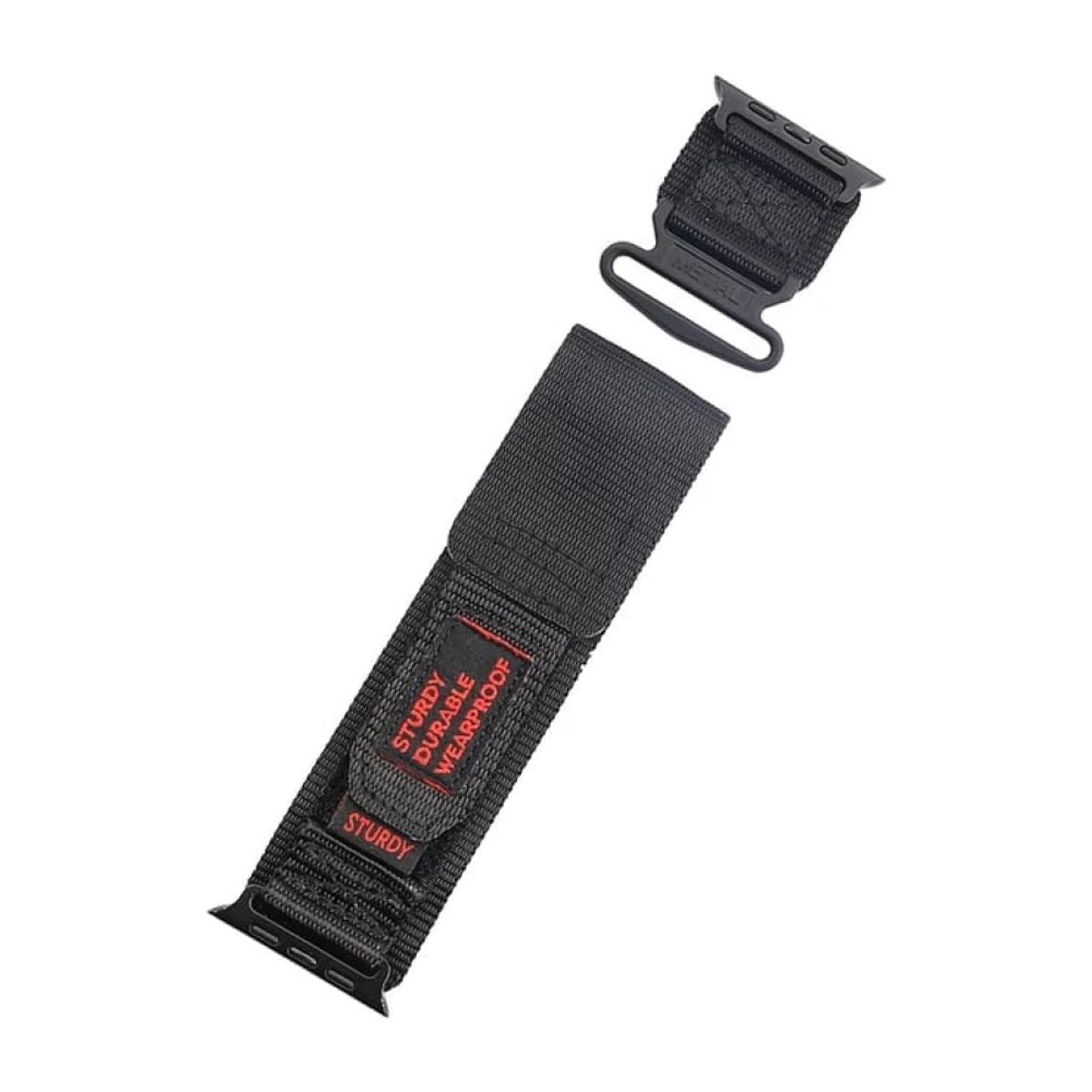 GENERICO - Correa Para Applewatch Y Watch Nylon Wearproof 38-40-41mm Negro