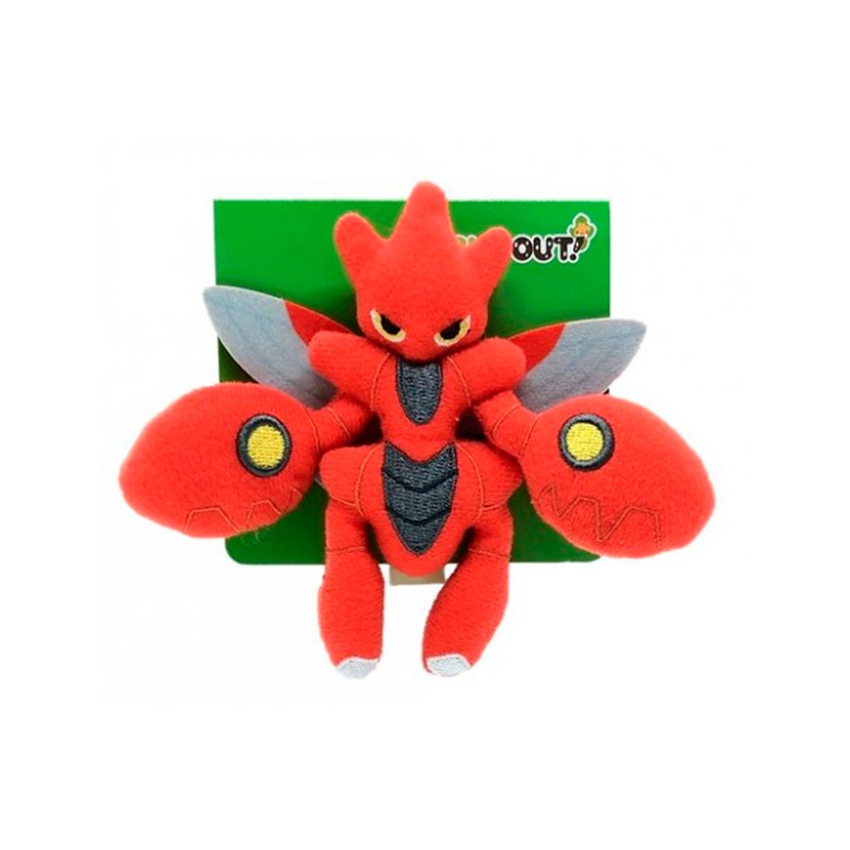 POKEMON - Pokemon Peluche Broche BugOut Badge Scizor Japon 11cm