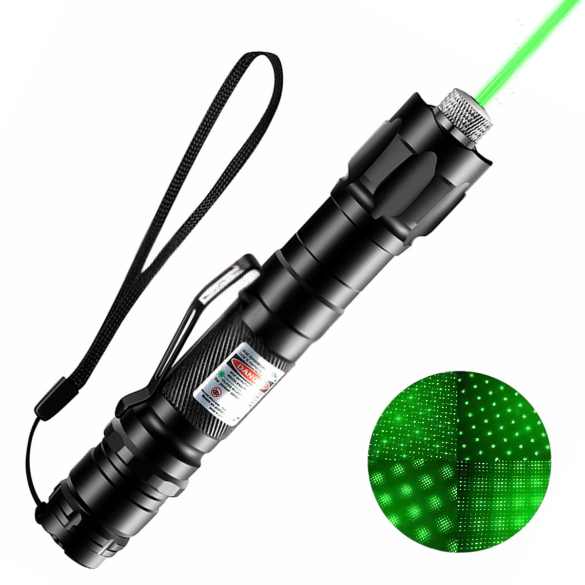 CAFINI - Puntero Laser Verde Potente 2000M Original 5 Modos - CAFINI