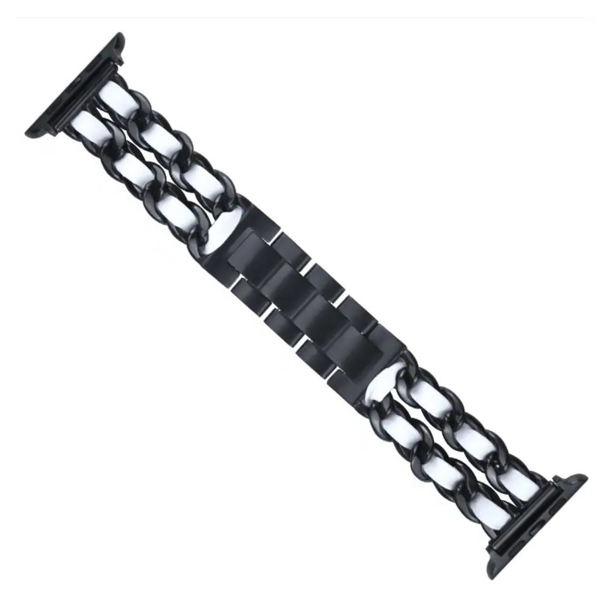 GENERICO - Correa Para Applewatch Y Watch Trend Belt 38-40-41mm Black - White