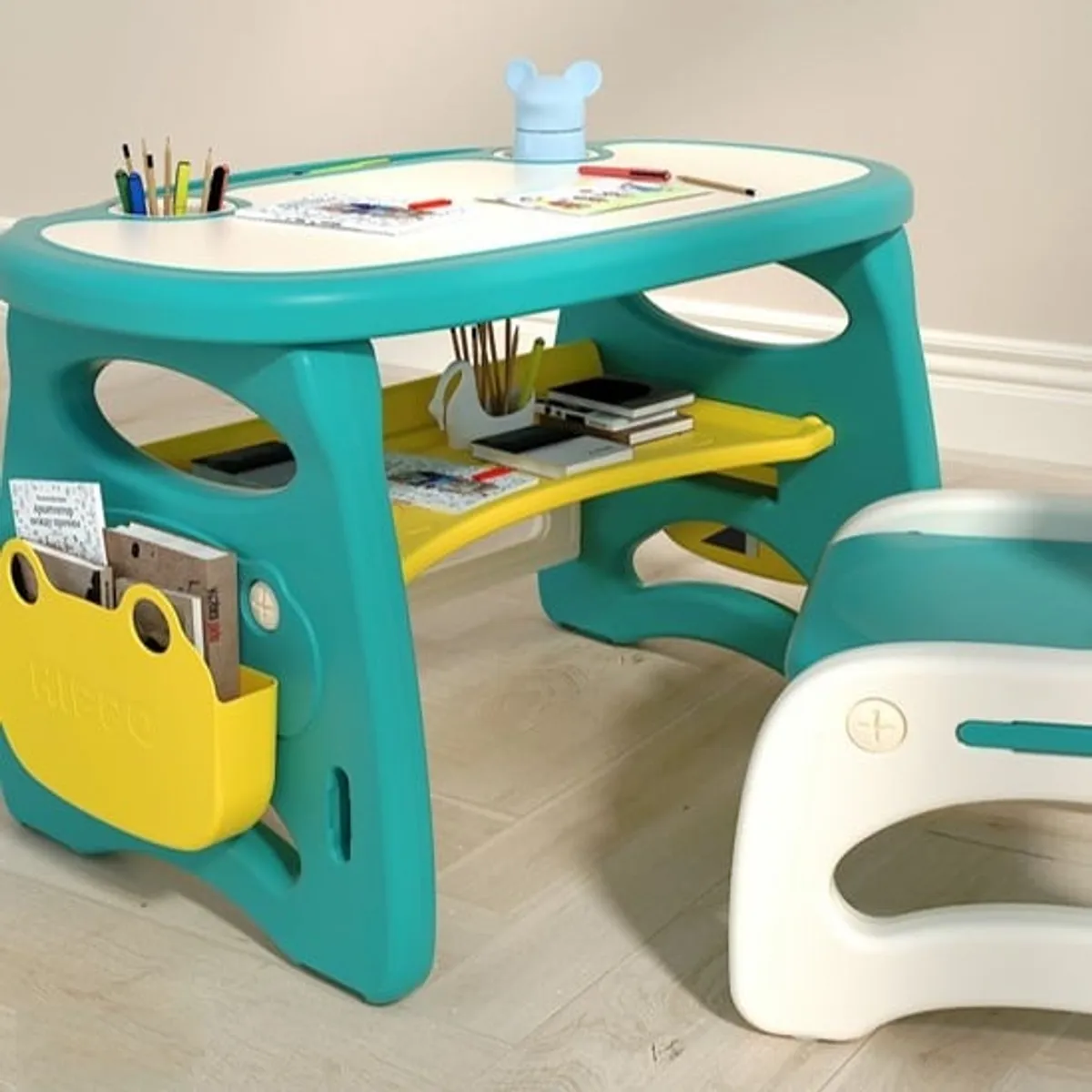 GENERICO - MESA PARA NIÑOS HIPOPOTAMO VERDE