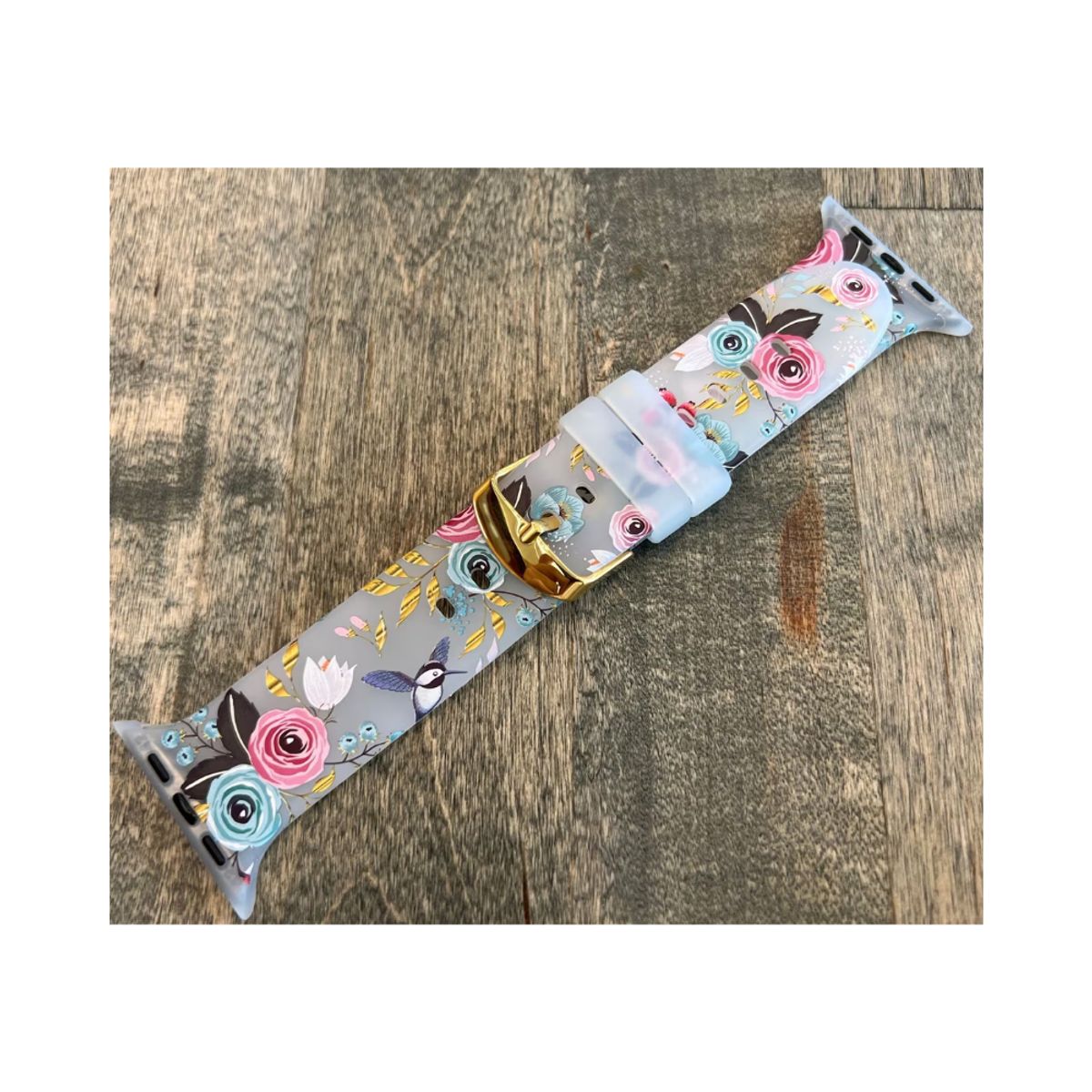 GENERICO - Correa Para Applewatch Y Watch Flower 42-44-45-49mm Reflection