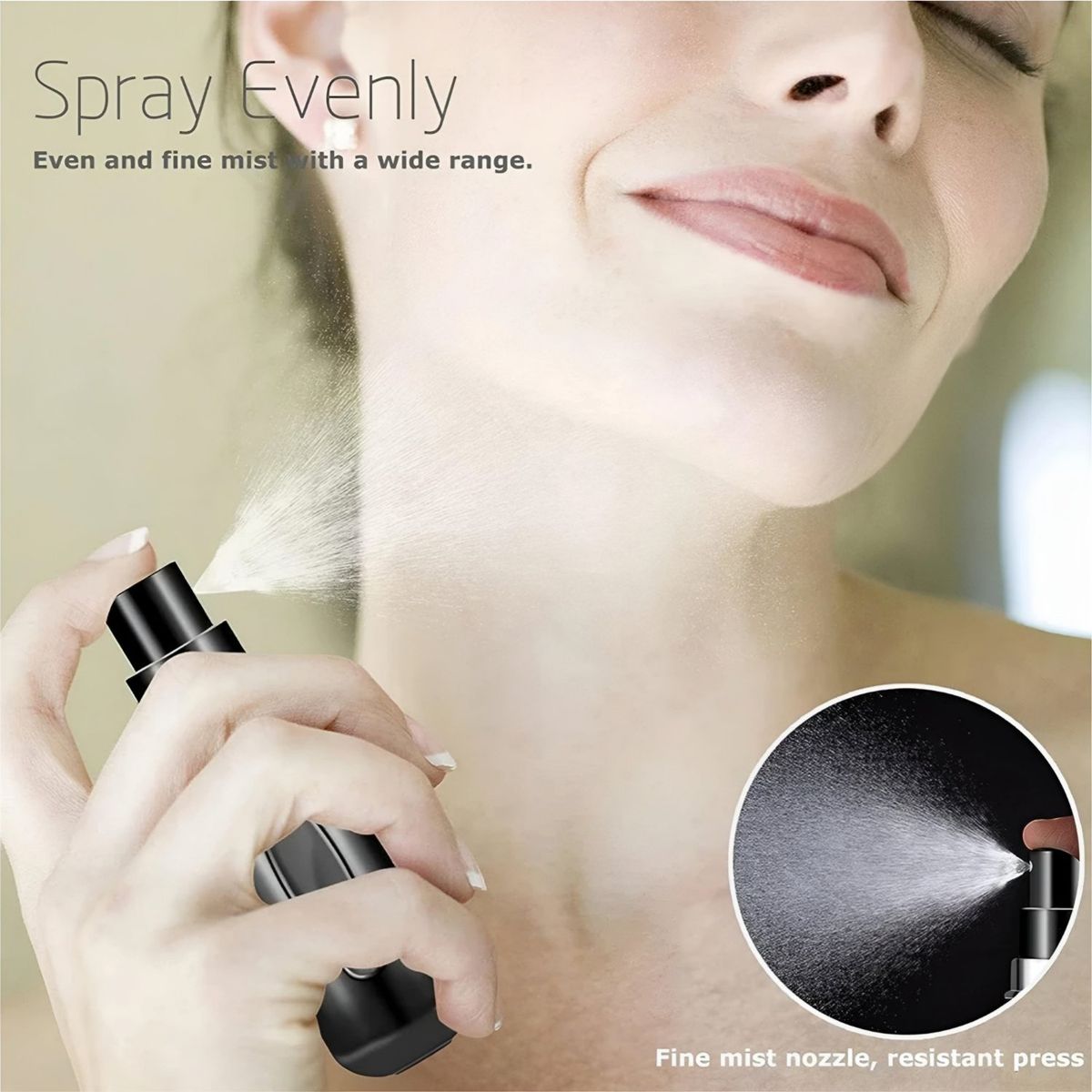 GENERICO - Dispensador Atomizador de perfume PACK 2 UND recargable