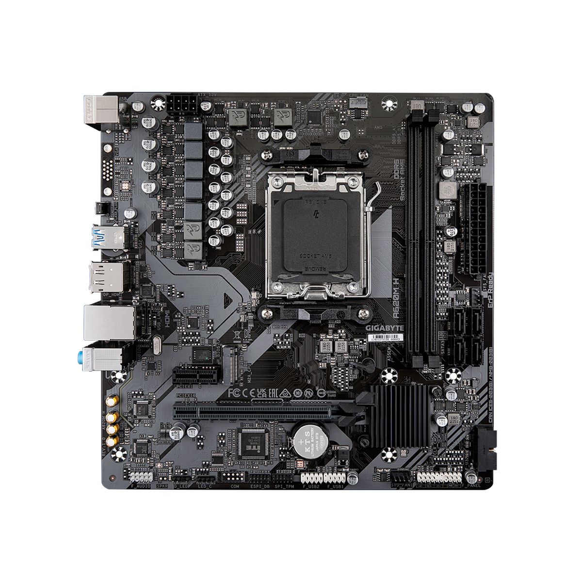GIGABYTE - PLACA MADRE GIGABYTE CHIPSET AMD A620 AM5 DDR5 PN A620M H