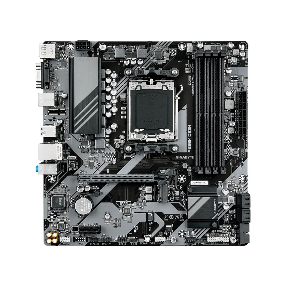 GIGABYTE - PLACA BASE GIGABYTE A620M DS3H AMD A620 MICRO ATX PN A620M DS3H