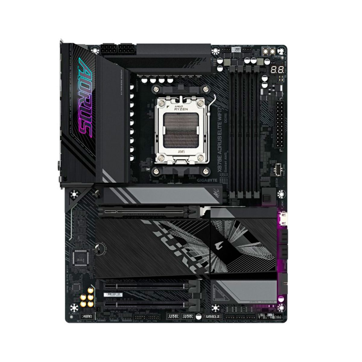 GIGABYTE - PLACA MADRE GIGABYTE CHIPSET AMD X870 AM5 PN X870E AORUS ELITE WIFI7