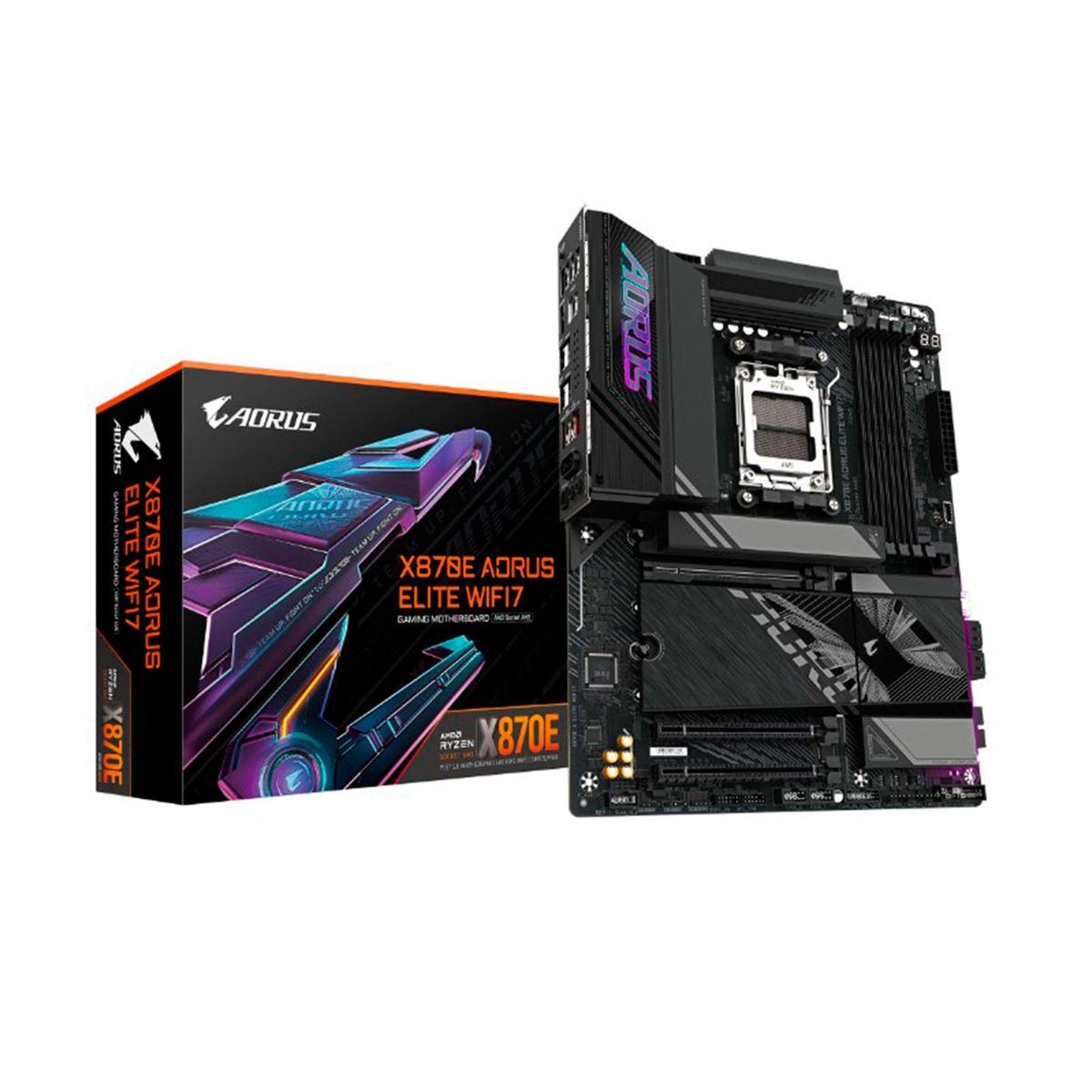 GIGABYTE - PLACA MADRE GIGABYTE CHIPSET AMD X870 AM5 PN X870E AORUS ELITE WIFI7