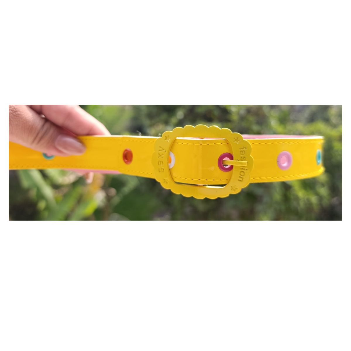 GENERICO - Correa de Niña ModBotones 70cm AmarilloFuerte