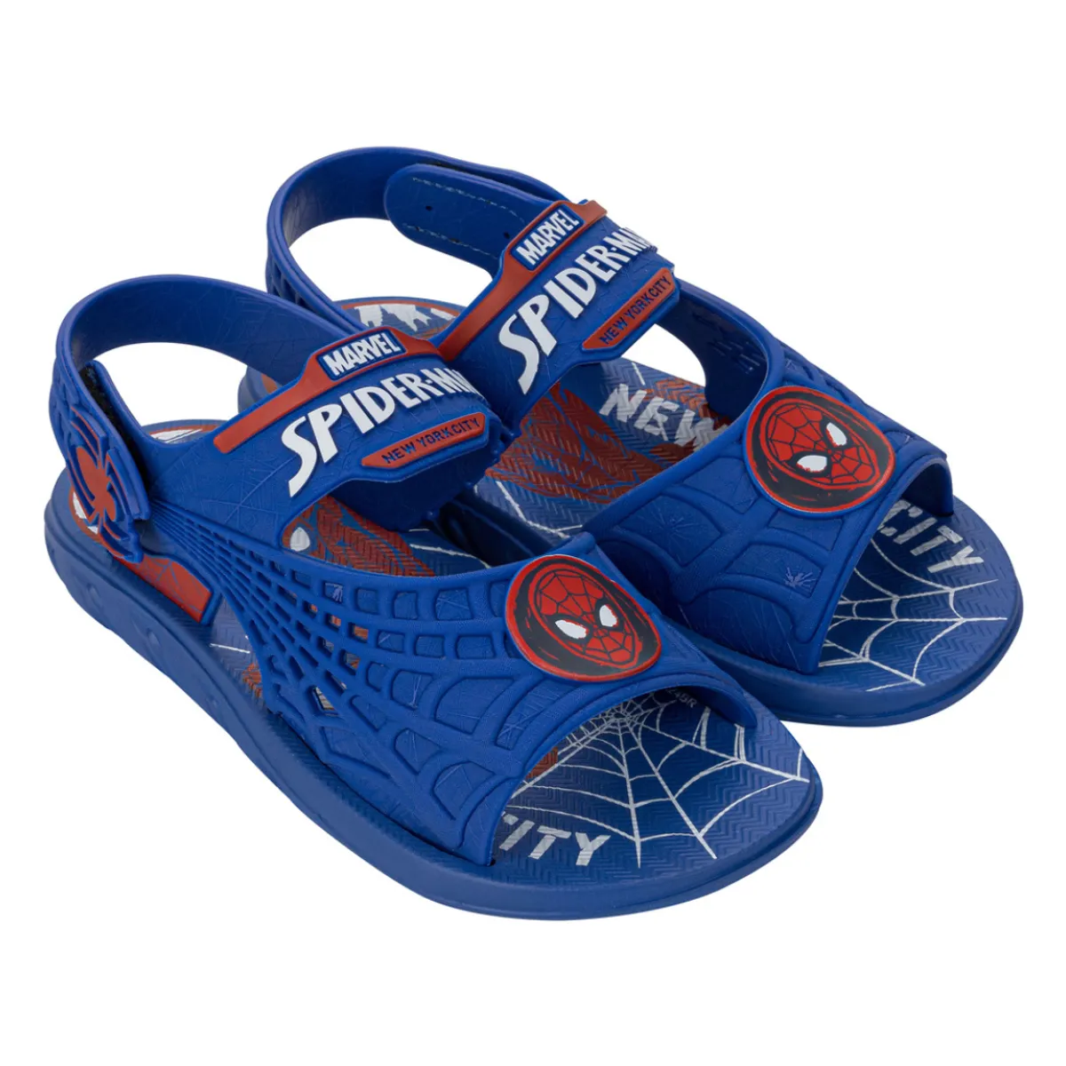 DISNEY - Sandalias Canasta Spiderman Azul Niño