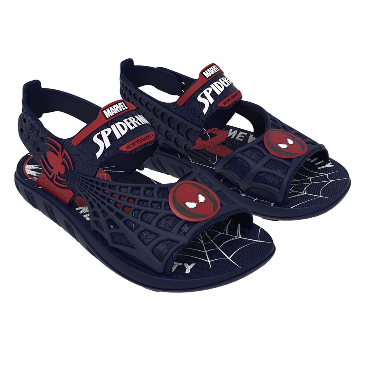 DISNEY - Sandalias Canasta Spiderman Azul Oscuro Niño