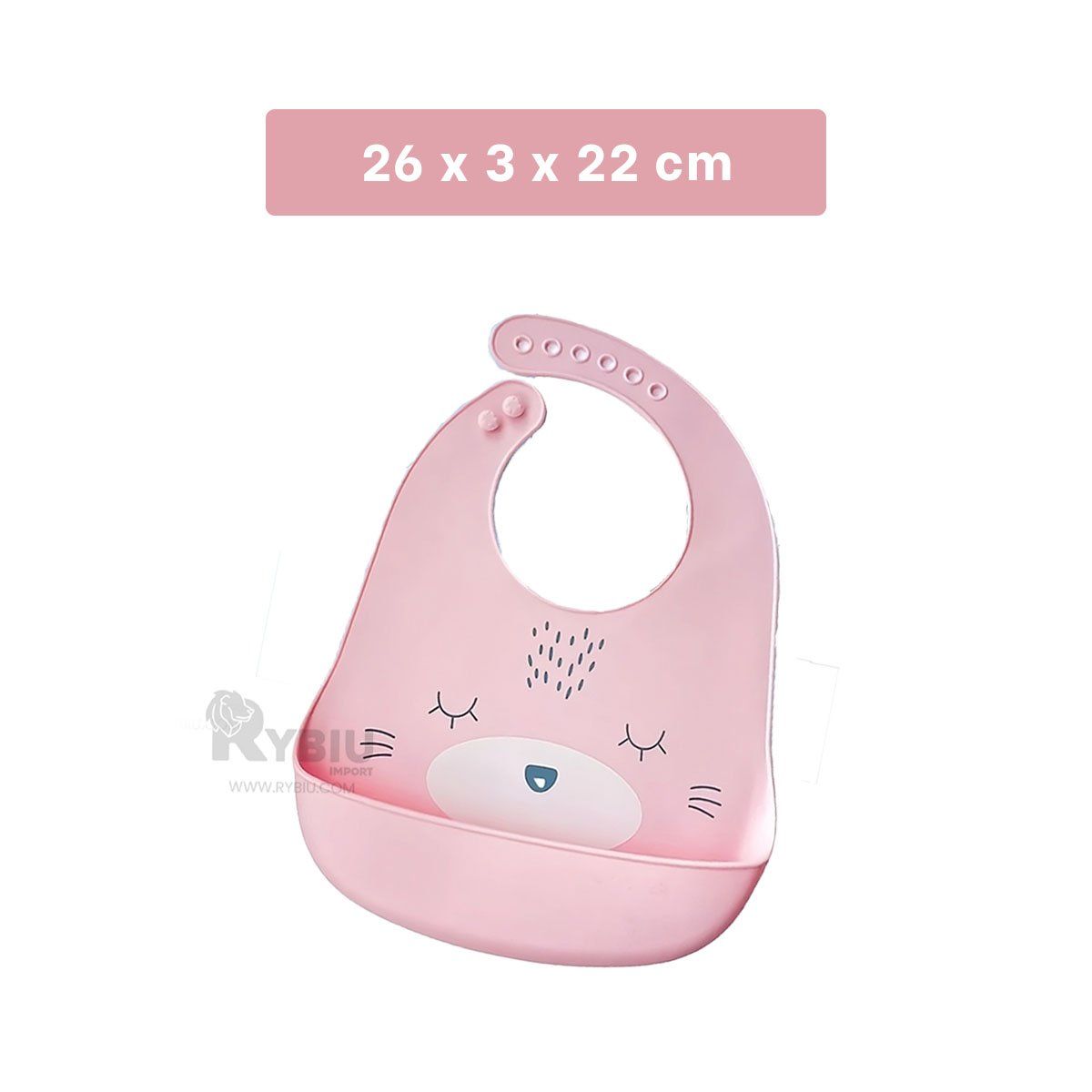 RYBIU IMPORT - Protector Versatil de Babas en Rosado Y+Ligas de Regalo