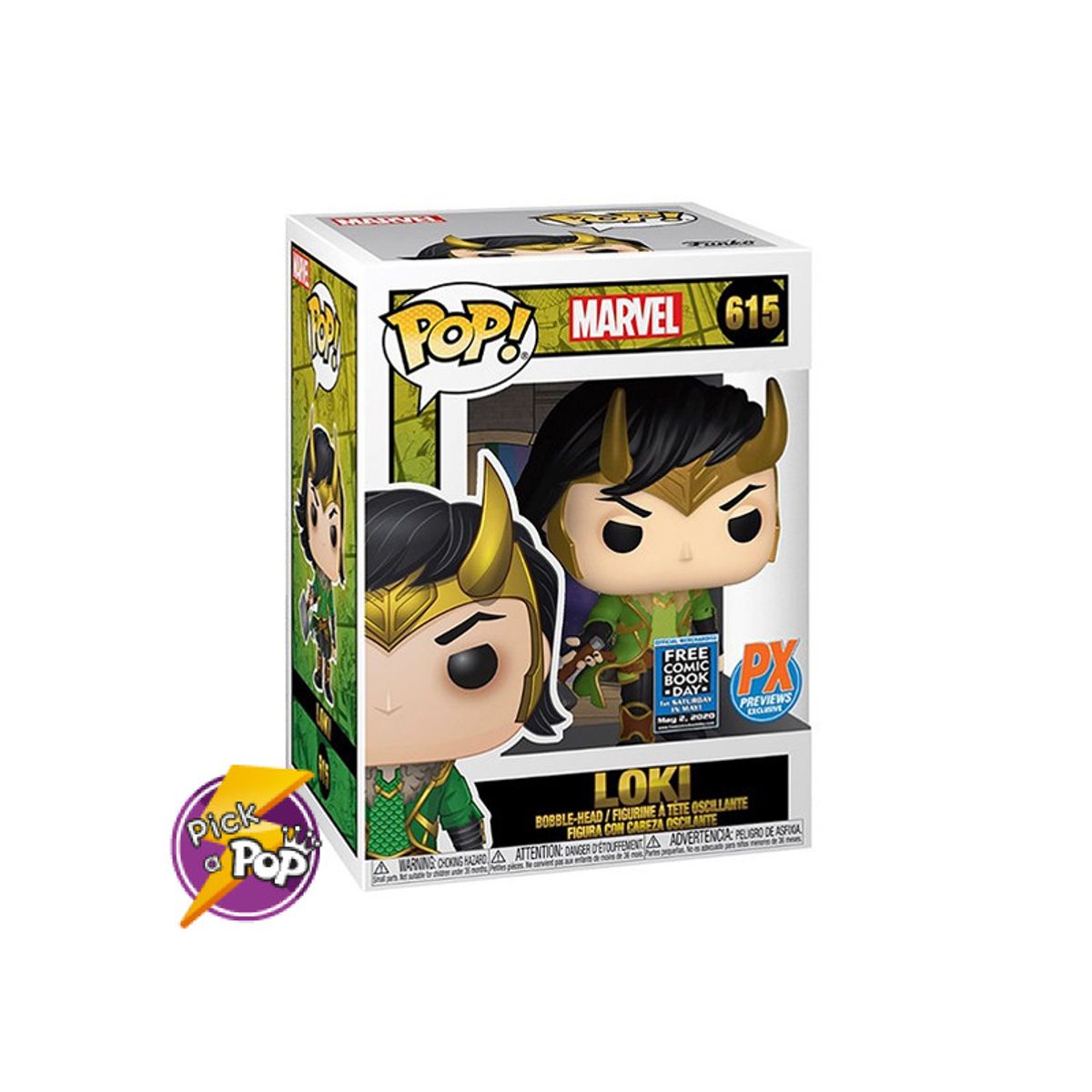FUNKO - MARVEL LOKI FUNKO POP 615 EXCLUSIVO