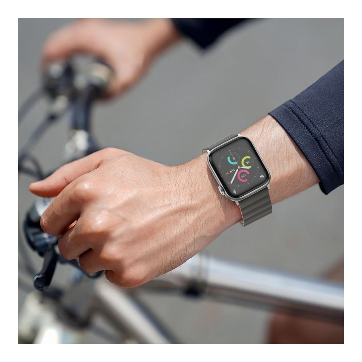 GENERICO - Correa Para Applewatch Y Watch Eslabon Magnética 38-40-41mm Verde