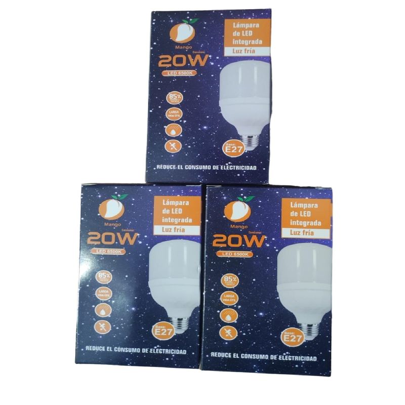 GENERICO - Foco Led 20W Por 3 Unidades