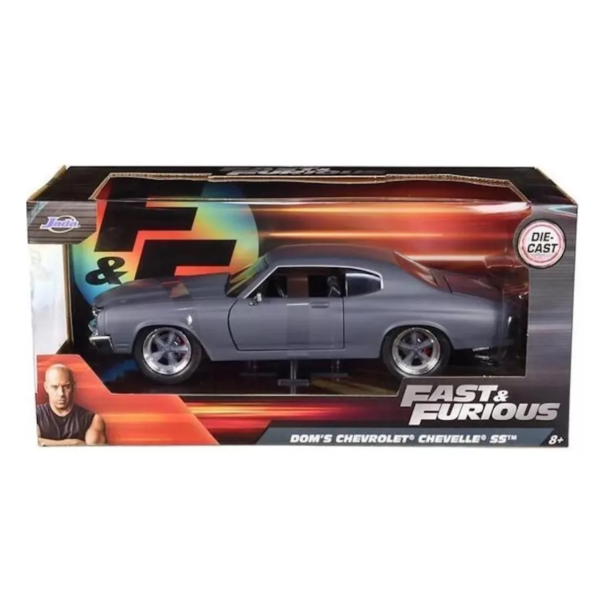 JADA TOYS - CHEVROLET CHEVELLE SS RAPIDOS Y FURIOSOS ESCALA 124 METAL