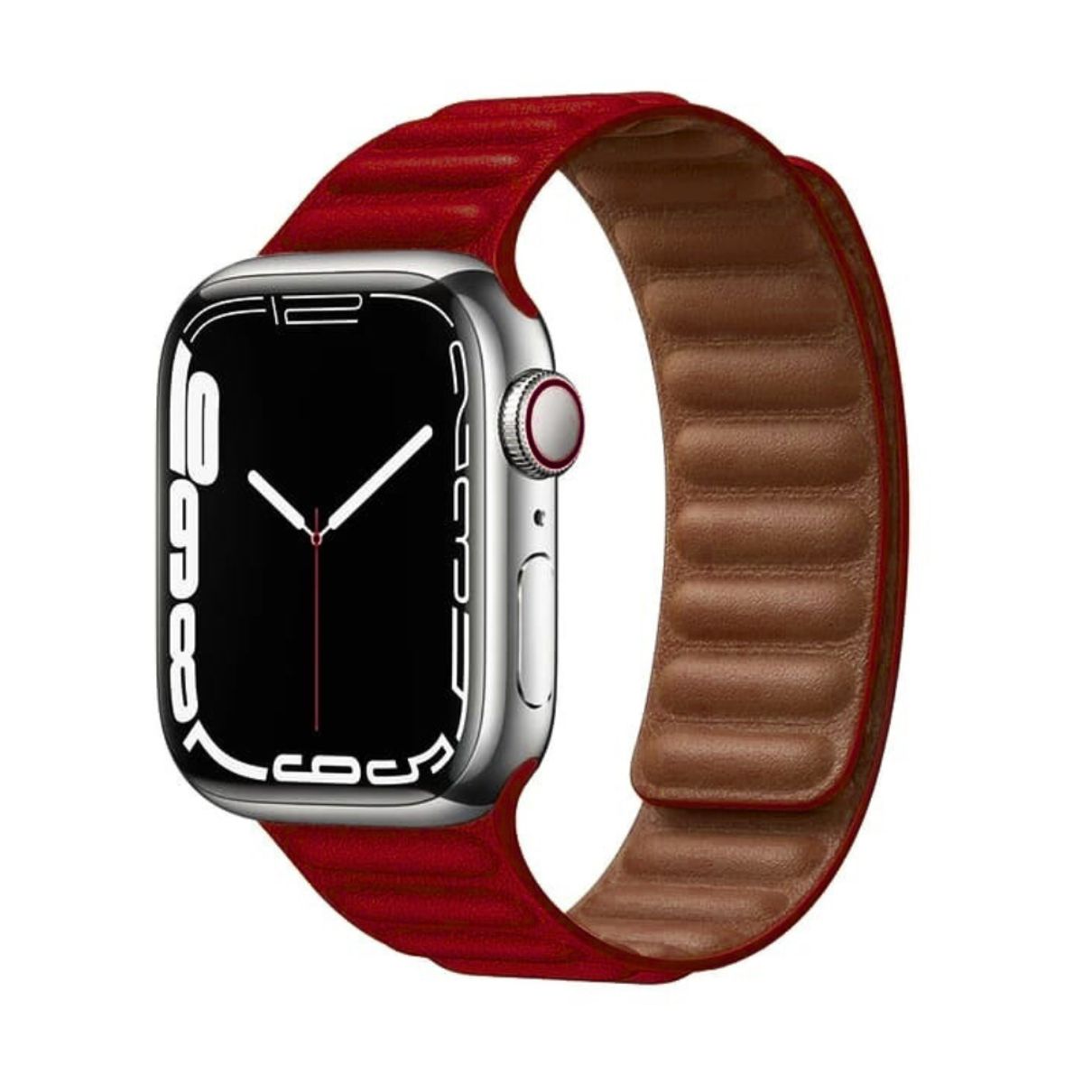 GENERICO - Correa Para Applewatch Y Watch Eslabon Magnética 38-40-41mm Vino