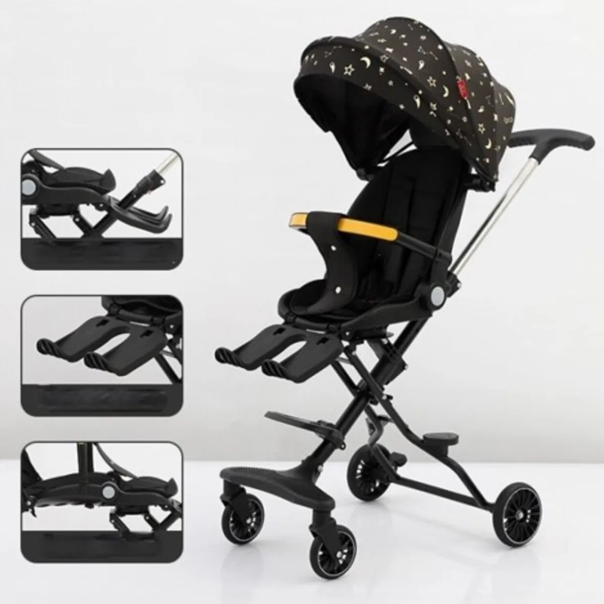 GENERICO - Coche Para Bebe Ultraligero Plegable Bidireccional Silla