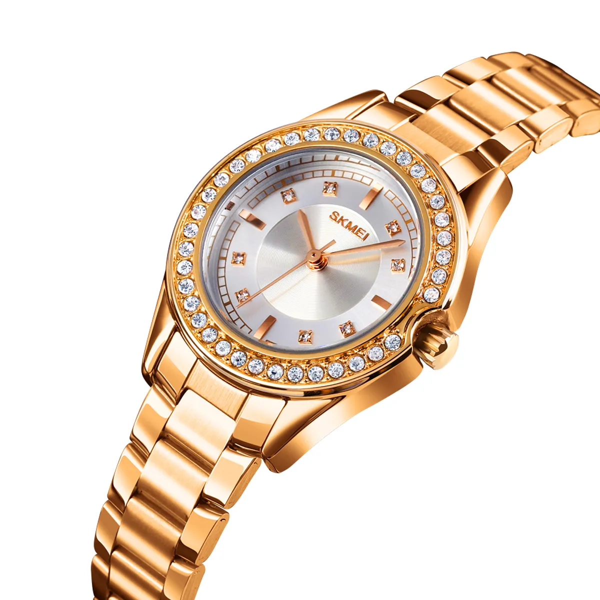 SKMEI - RELOJ SKMEI 1534 DORADO CORREA ACERO PARA MUJER