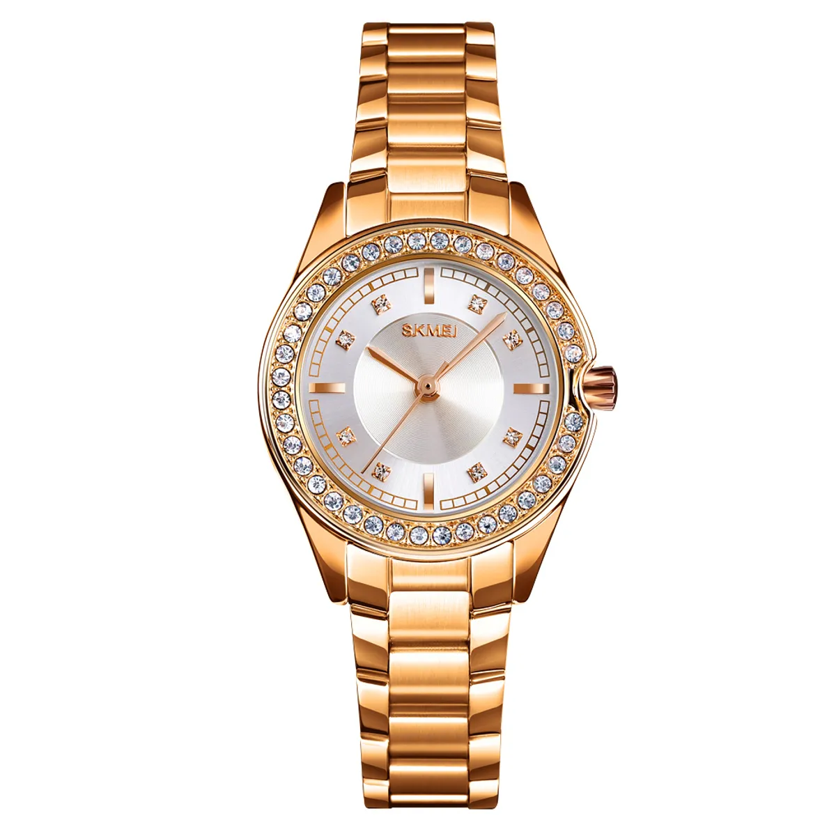 SKMEI - RELOJ SKMEI 1534 DORADO CORREA ACERO PARA MUJER