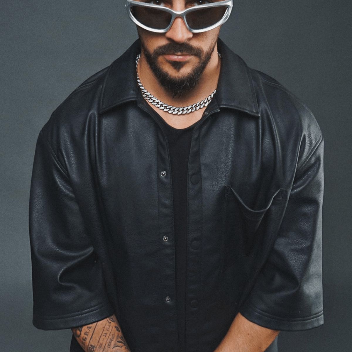 GENERICO - Camisa Oversize Manga Corta Hombre