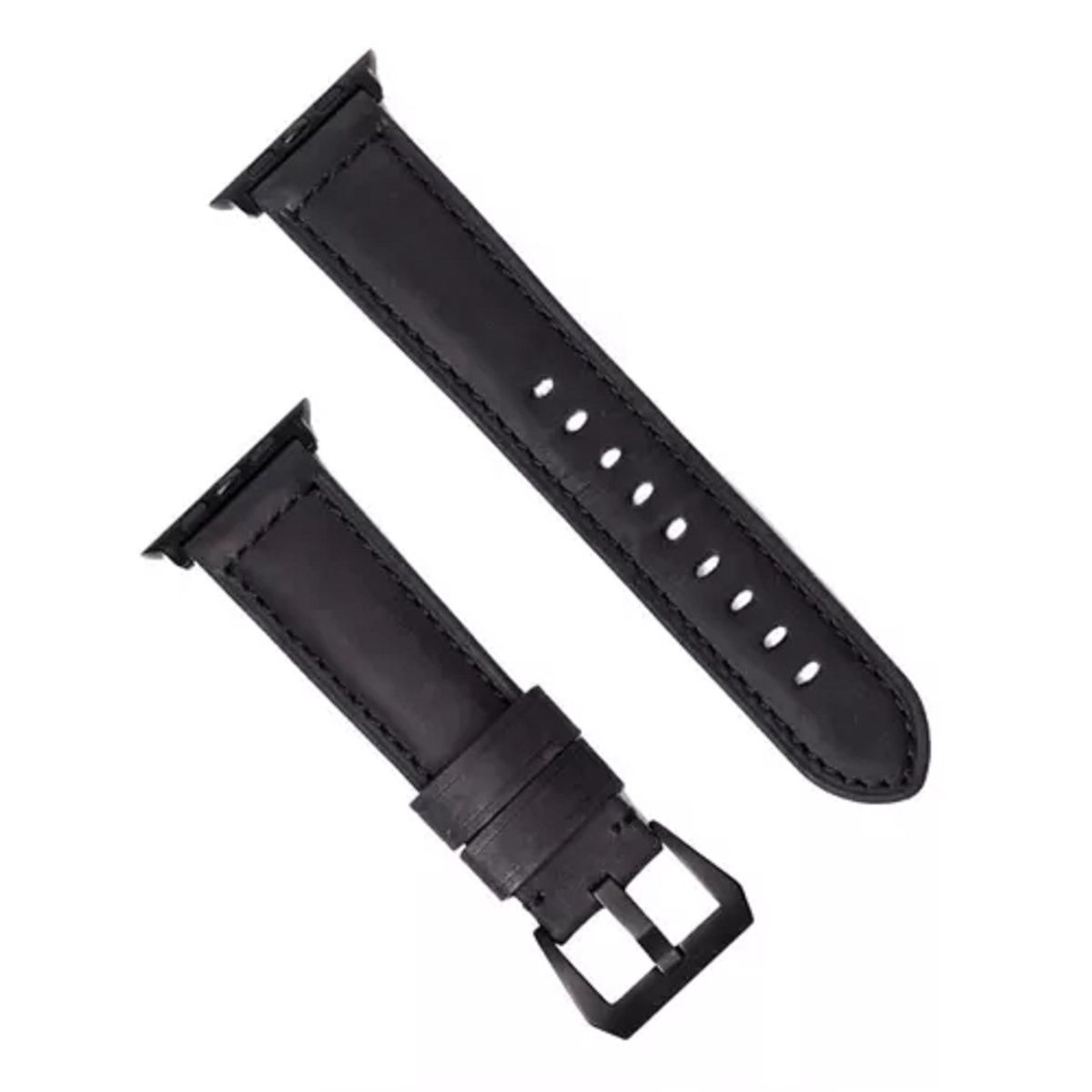 GENERICO - Correa Para Applewatch Y Watch Cuero Genuino 42-44-45-49mm Negro