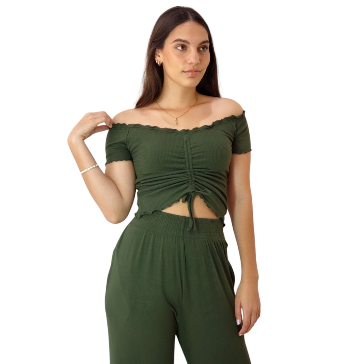 GENERICO - Conjunto 2 piezas Mujer en Rib Ally Unifit