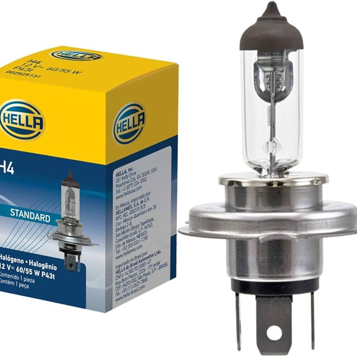 GENERICO - foco alógeno hella  h4  55w