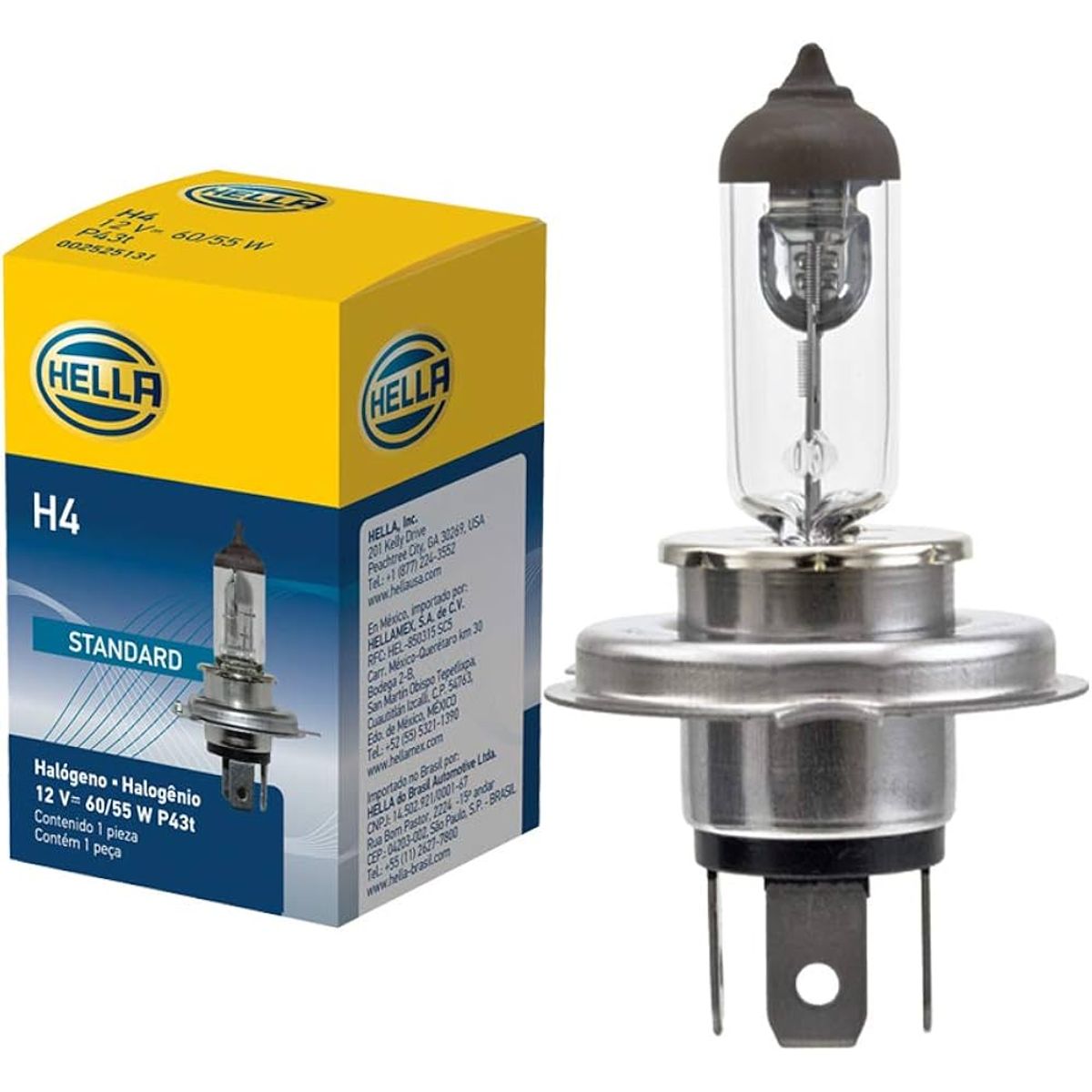 GENERICO - foco alógeno hella  h4  55w