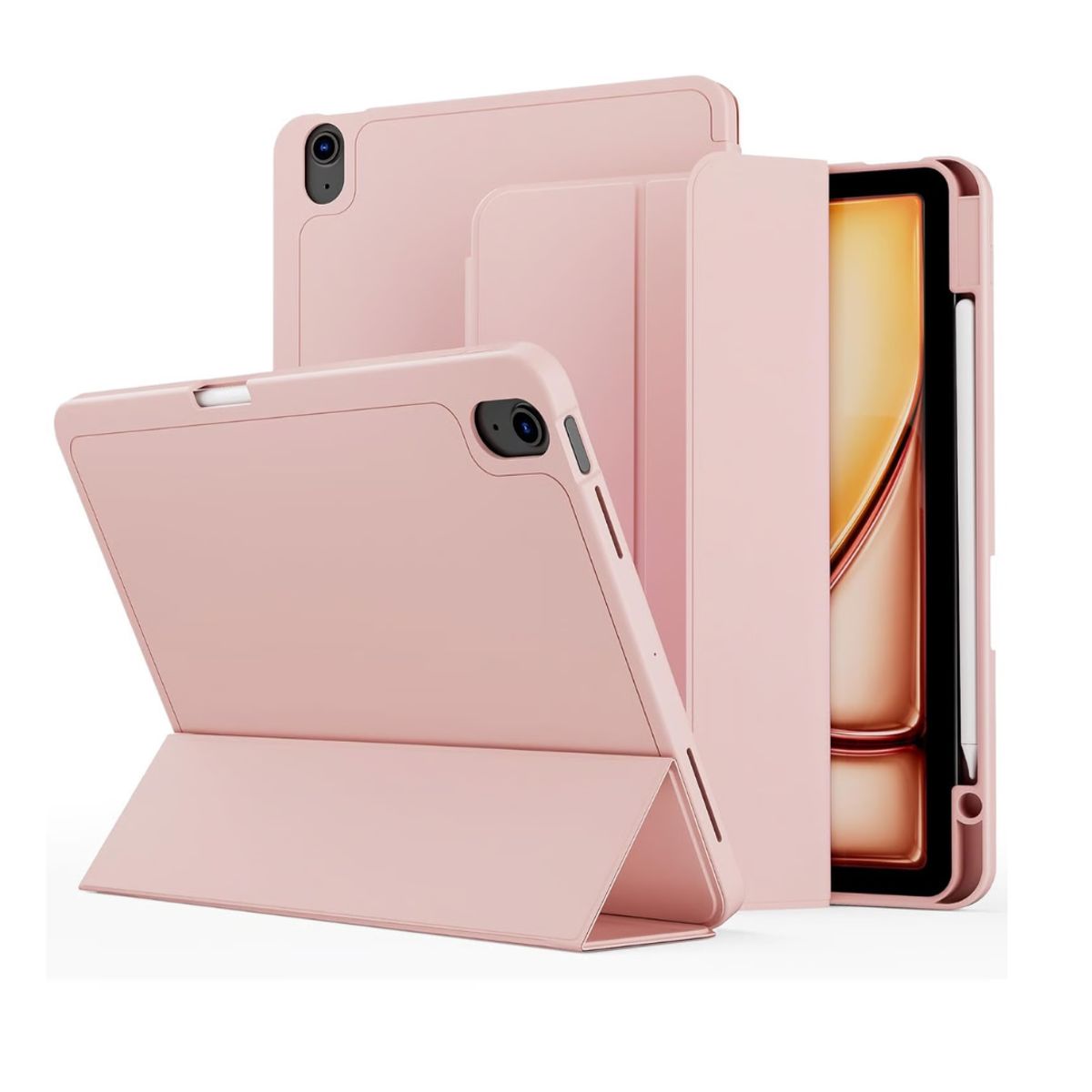 CASE - FUNDA SMART COVER CON PORTA PENCIL PARA  IPad Air 11" 2024