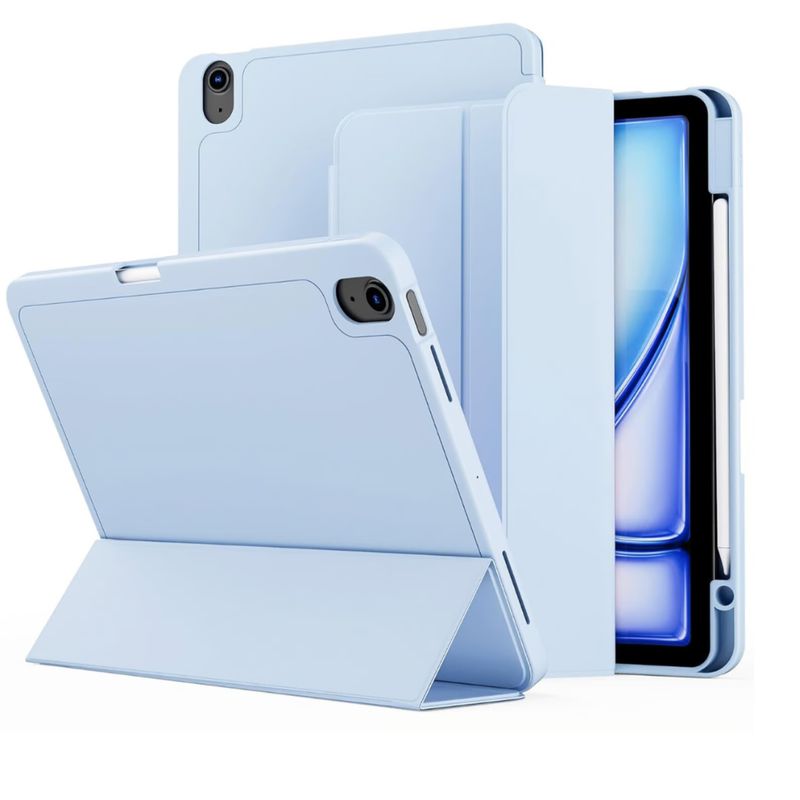 CASE - FUNDA SMART COVER CON PORTA PENCIL PARA  IPad Air 11" 2024
