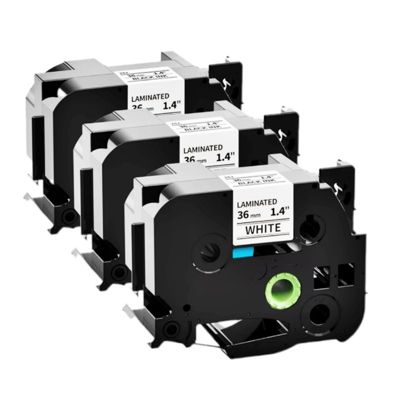 BROTHER - CINTA BROTHER COMPATIBLE TZ2-261 NEGRO SOBRE BLANCO