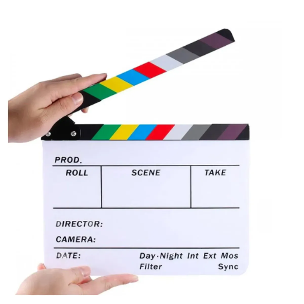 GENERICO - Claqueta de acrílico Blanco