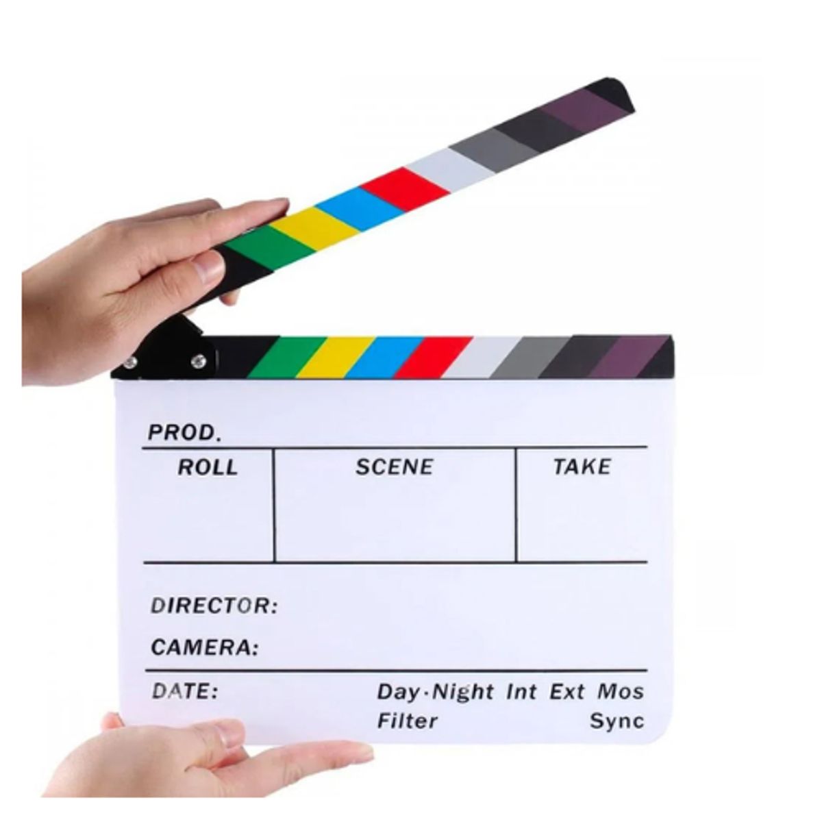 GENERICO - Claqueta de acrílico Blanco