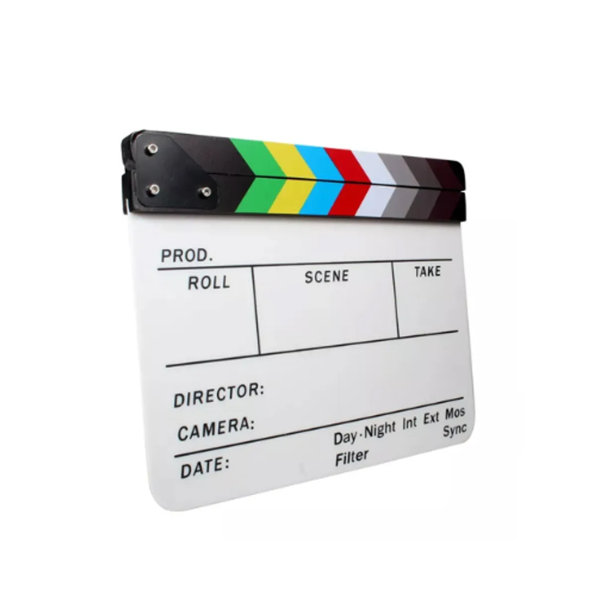 GENERICO - Claqueta de acrílico Blanco