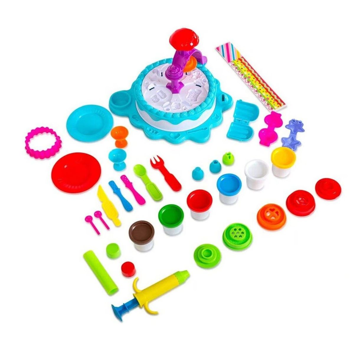 GENERICO - Juguete Set de Plastilina Moldeable de Pastel