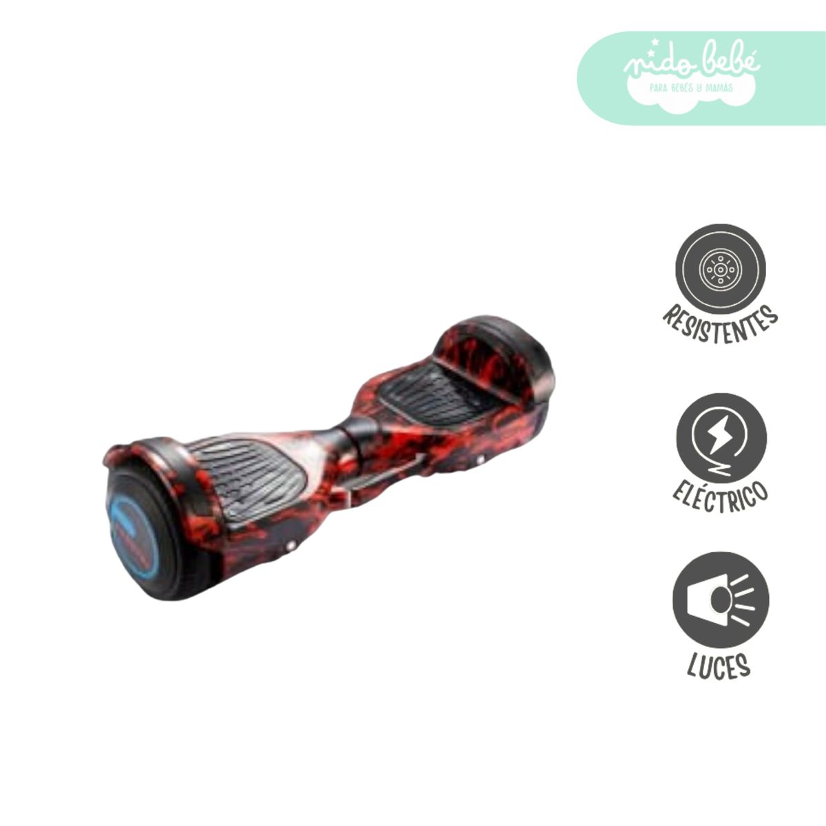 GENERICO - Smart Blance Balancín eléctrico Ufo Red