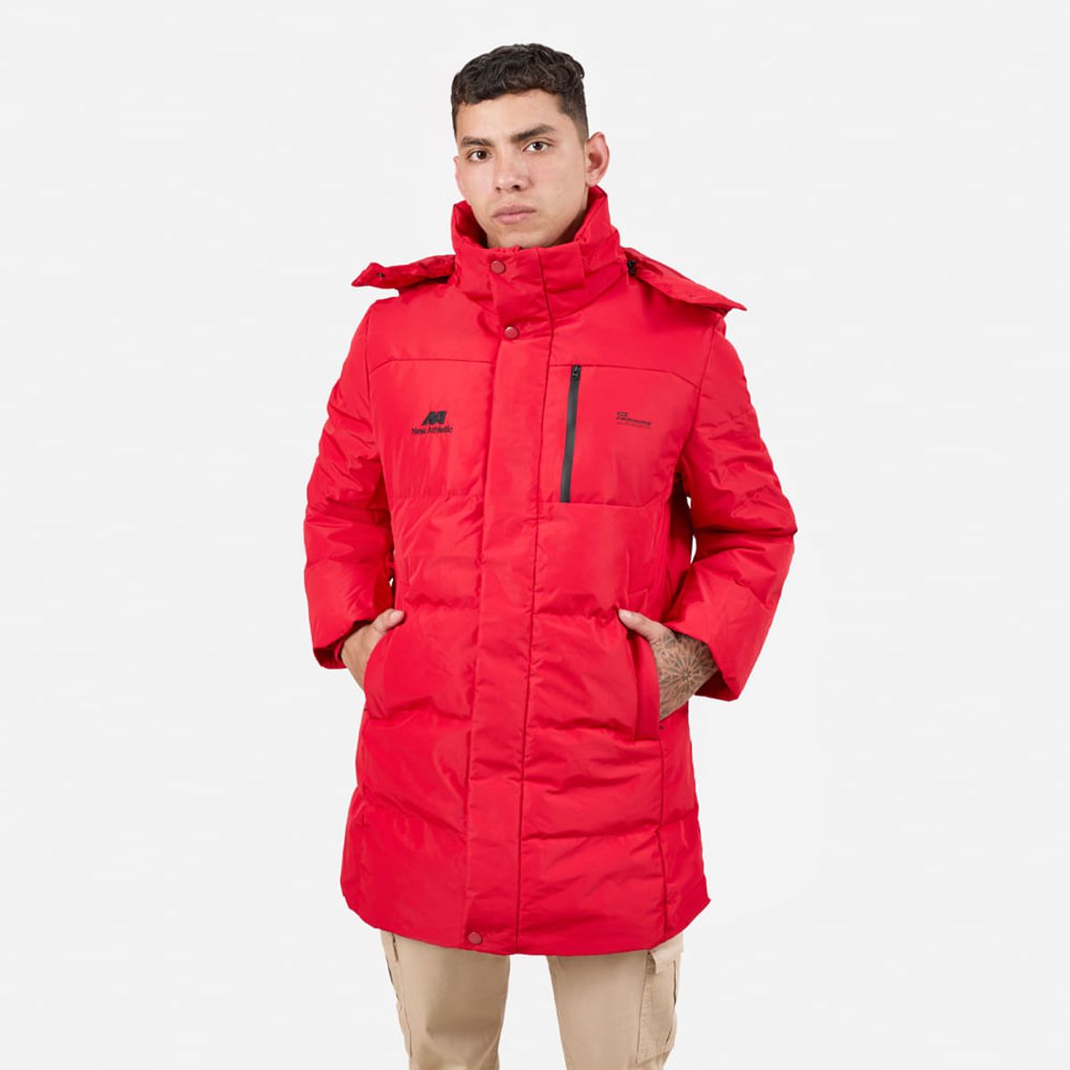 NEW ATHLETIC - Casaca New Athletic Mark Rojo Hombre