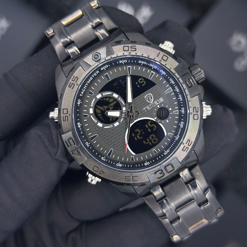 GENERICO - Reloj Temeis 3206 Elegante Negro- TEM-24