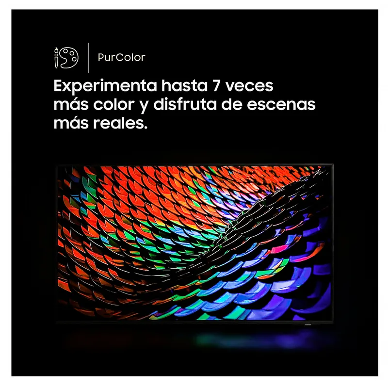 SAMSUNG - Televisor Samsung 50 Pulg. Crystal Smart TV Tizen UHD 4K UN50DU7000GXPE + RACK MOVIL