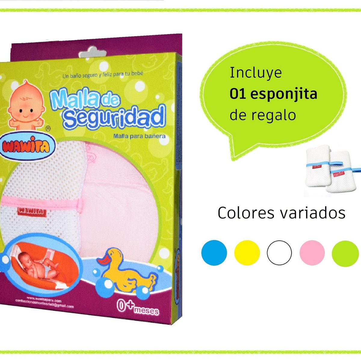 WAWITA - Malla de Seguridad Wawita - Rosada